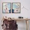 Stupell Industries Spotted Greyhound Dogs 2 pc Framed Floater Canvas Wall Art Set Design by Melissa Wang